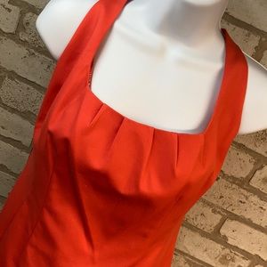 Tahari tangerine dress. Size 8